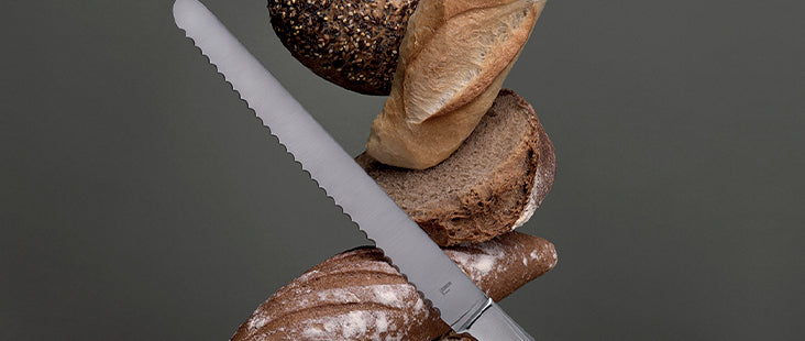 Couteau de Cuisine avec Manche en Plastique Belle France - Couteau à Pain  FTM00228 - Sodishop