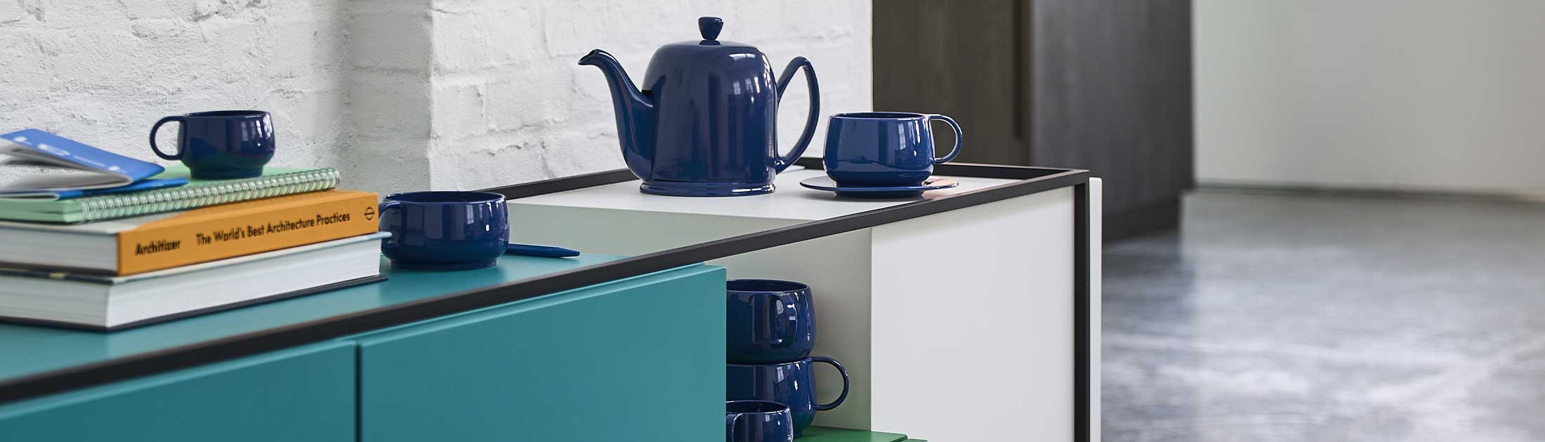 CAFETERIE EMPILEO BLEU GOURMET Tasse à café/expresso 10 cl
