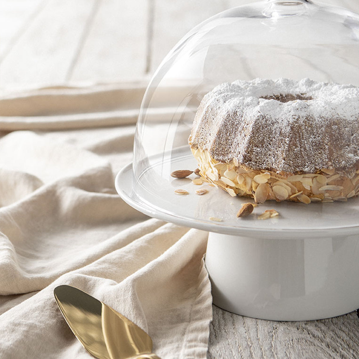 Image du produit: MODULO BLANC Coffret présentoir à gâteaux 25 cm