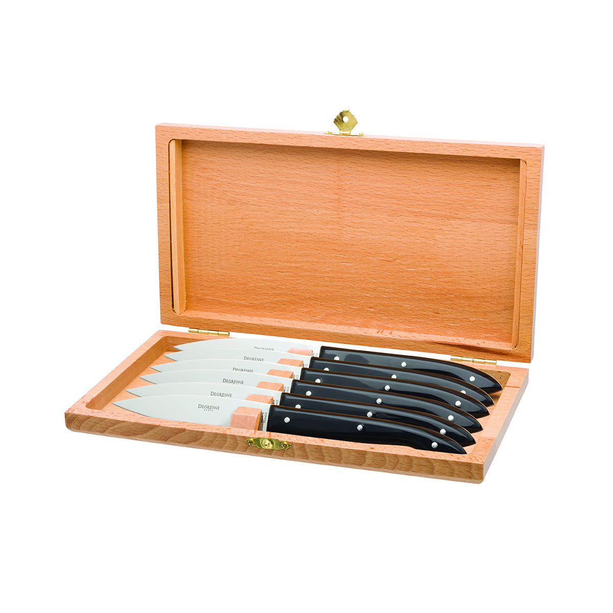 Image du produit: CAPUCIN TABLE NOIR Coffret 6 couteaux à steak