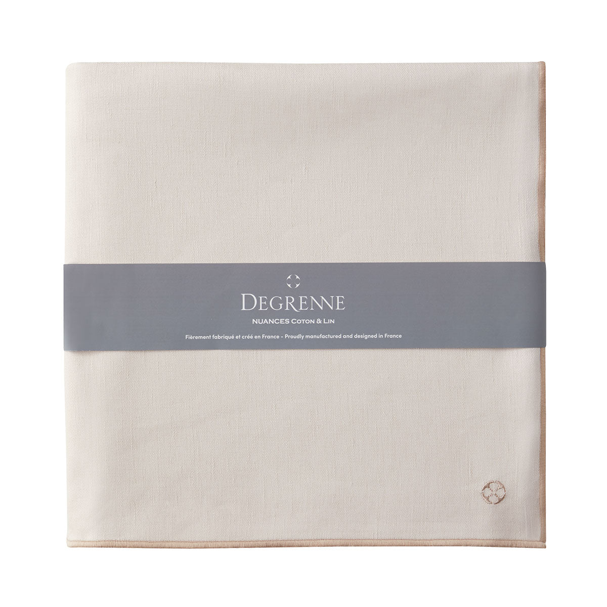 Image du produit: NUANCES COTON & LIN NUDE Nappe carrée 180 x 180 cm