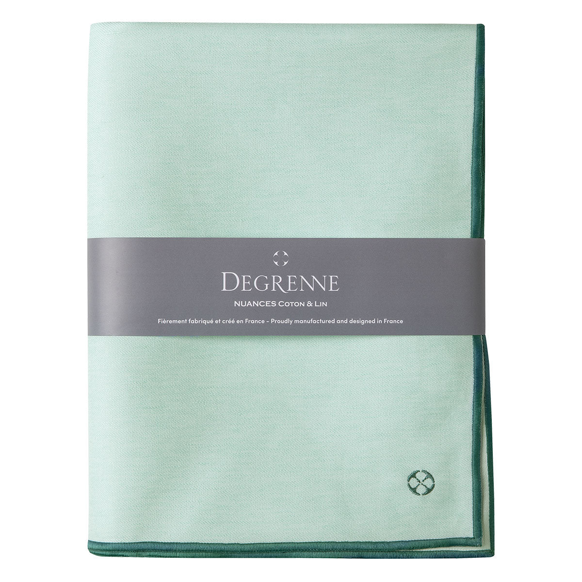 Image du produit: NUANCES COTON & LIN VERT MENTHE Nappe rectangulaire 180 x 250 cm