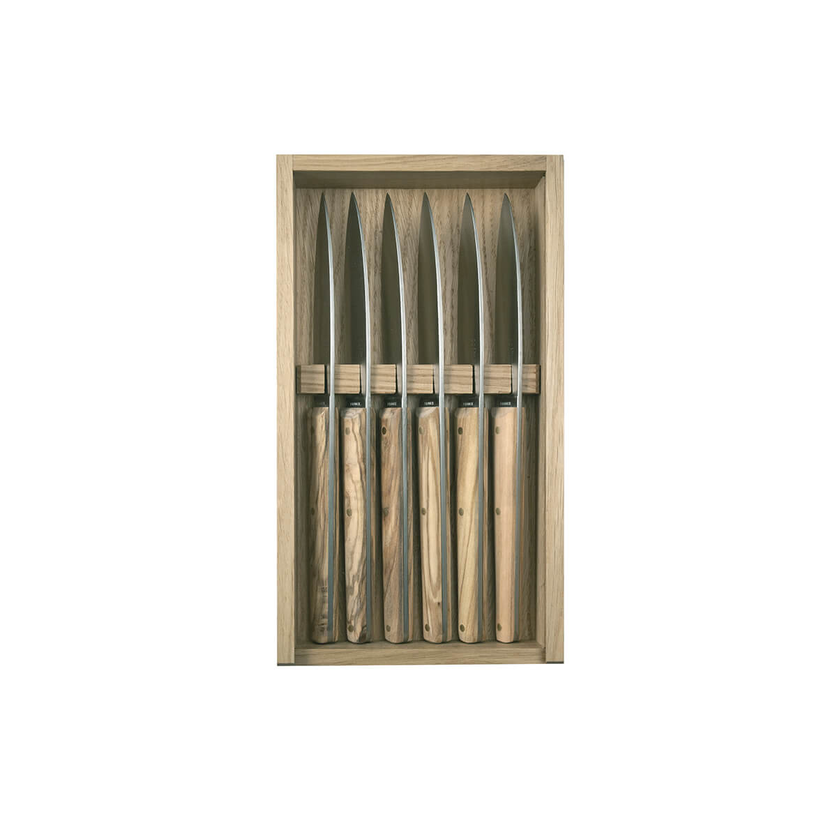 Image du produit: MIRAGE LES ESSENCES Coffret 6 couteaux à steak manche olivier