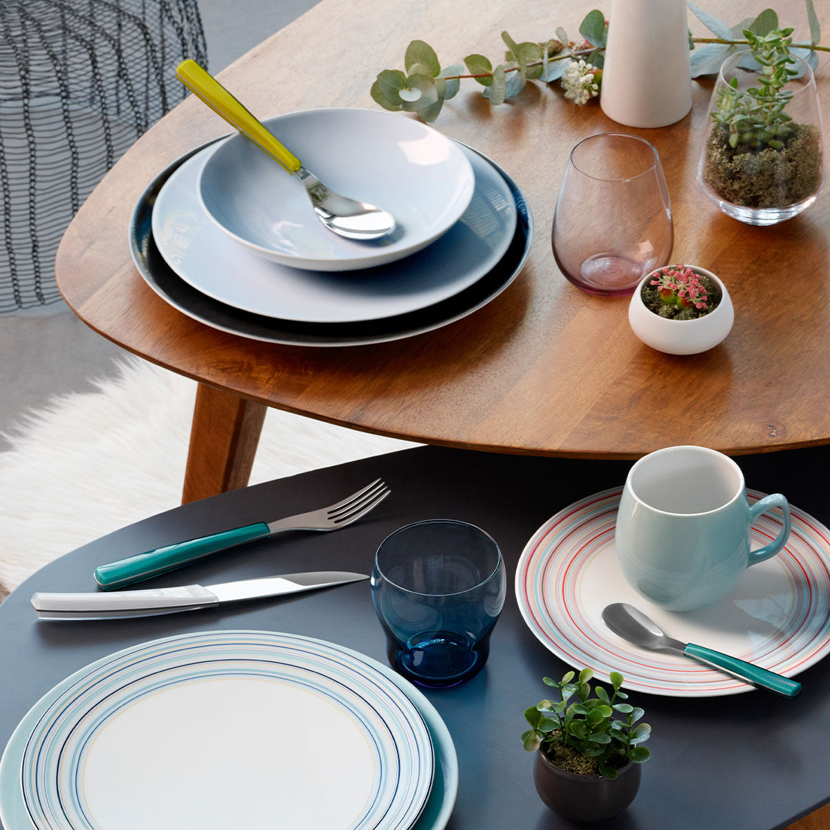 Image du produit: QUARTZ MIROIR MULTICOLORE Coffret 6 couteaux à steak