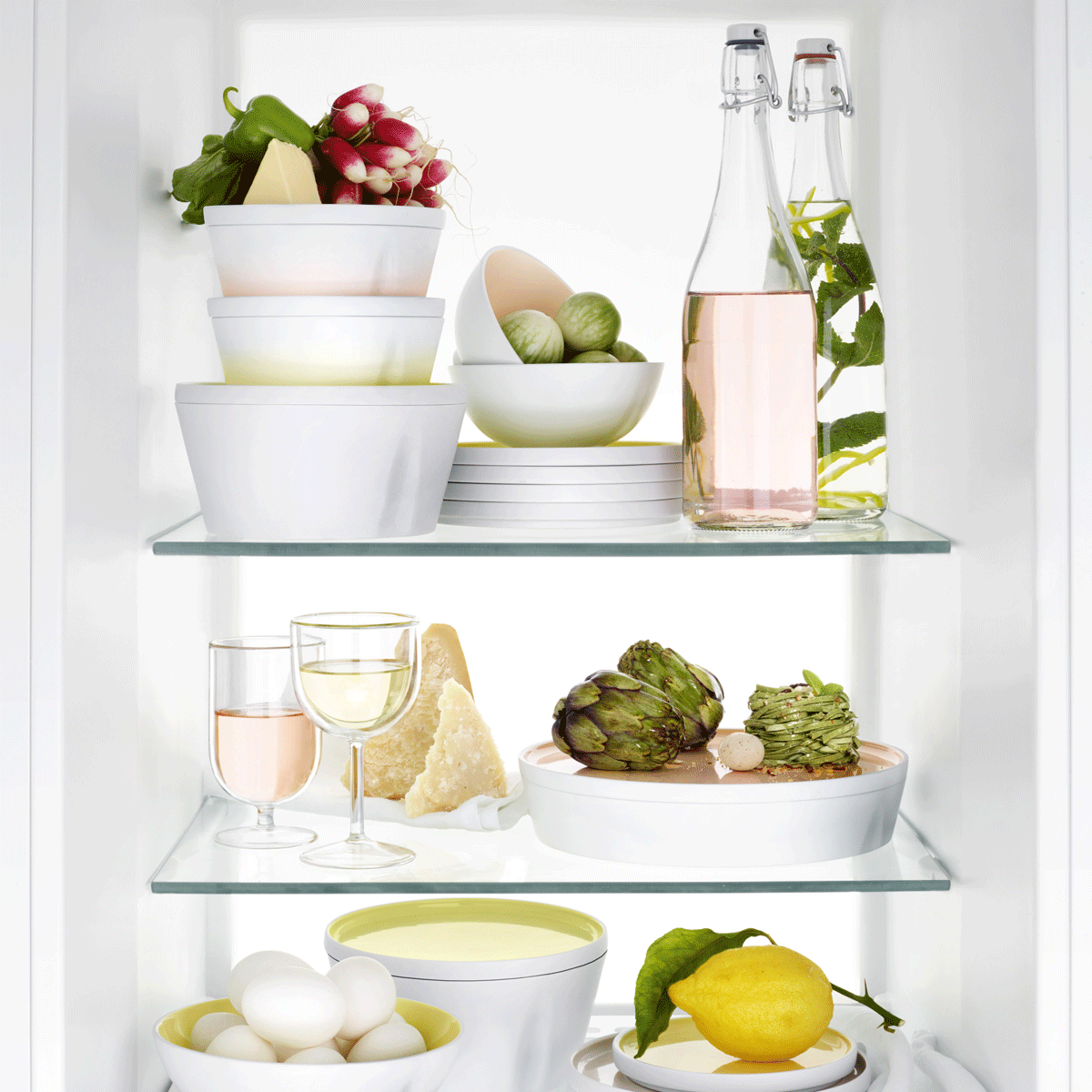 Image du produit: LA VAISSELLE DE L'ECONOME BLANCHE Coffret 4 assiettes 24 cm