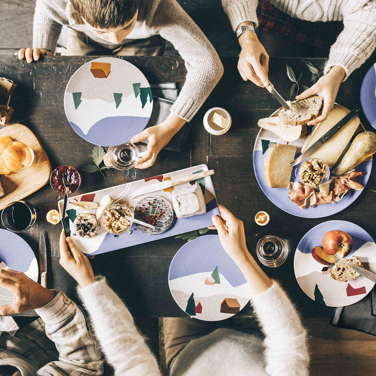 Image du produit: DESTINATION MONTAGNE Coffret 6 assiettes 23 cm