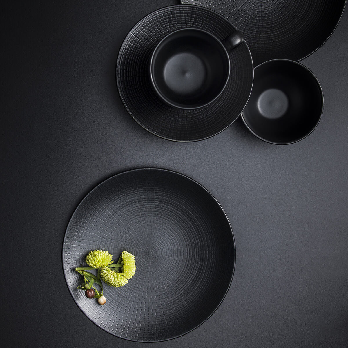 MODULO NATURE LAVA STONE Salad & cereal plate 22 cm