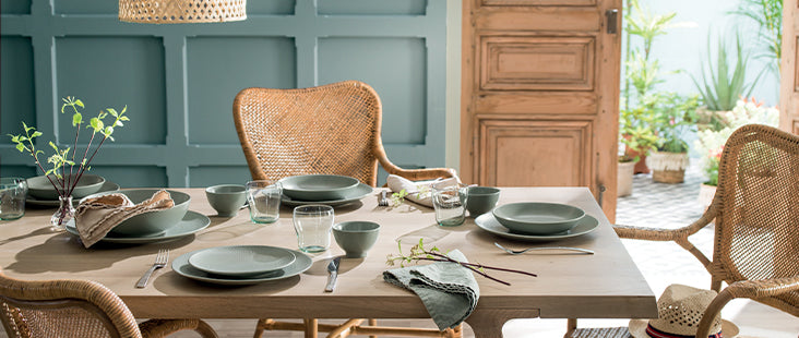 Assiettes Vertes