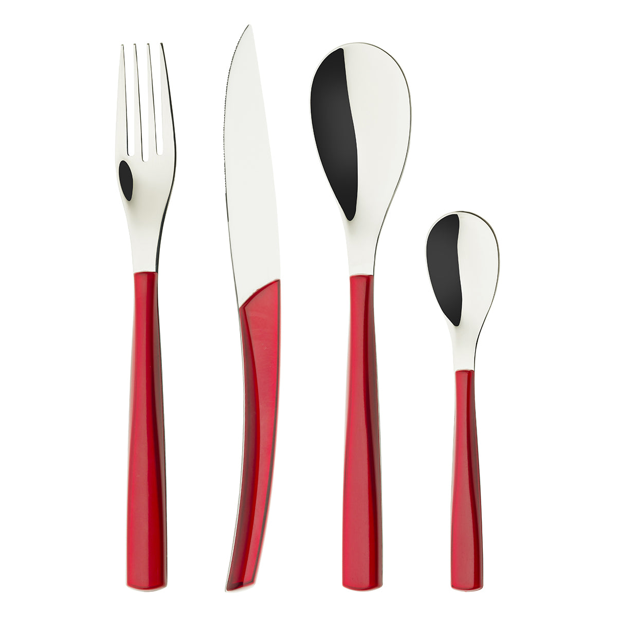 Image du produit: QUARTZ MIROIR ROUGE Coffret 24 couverts