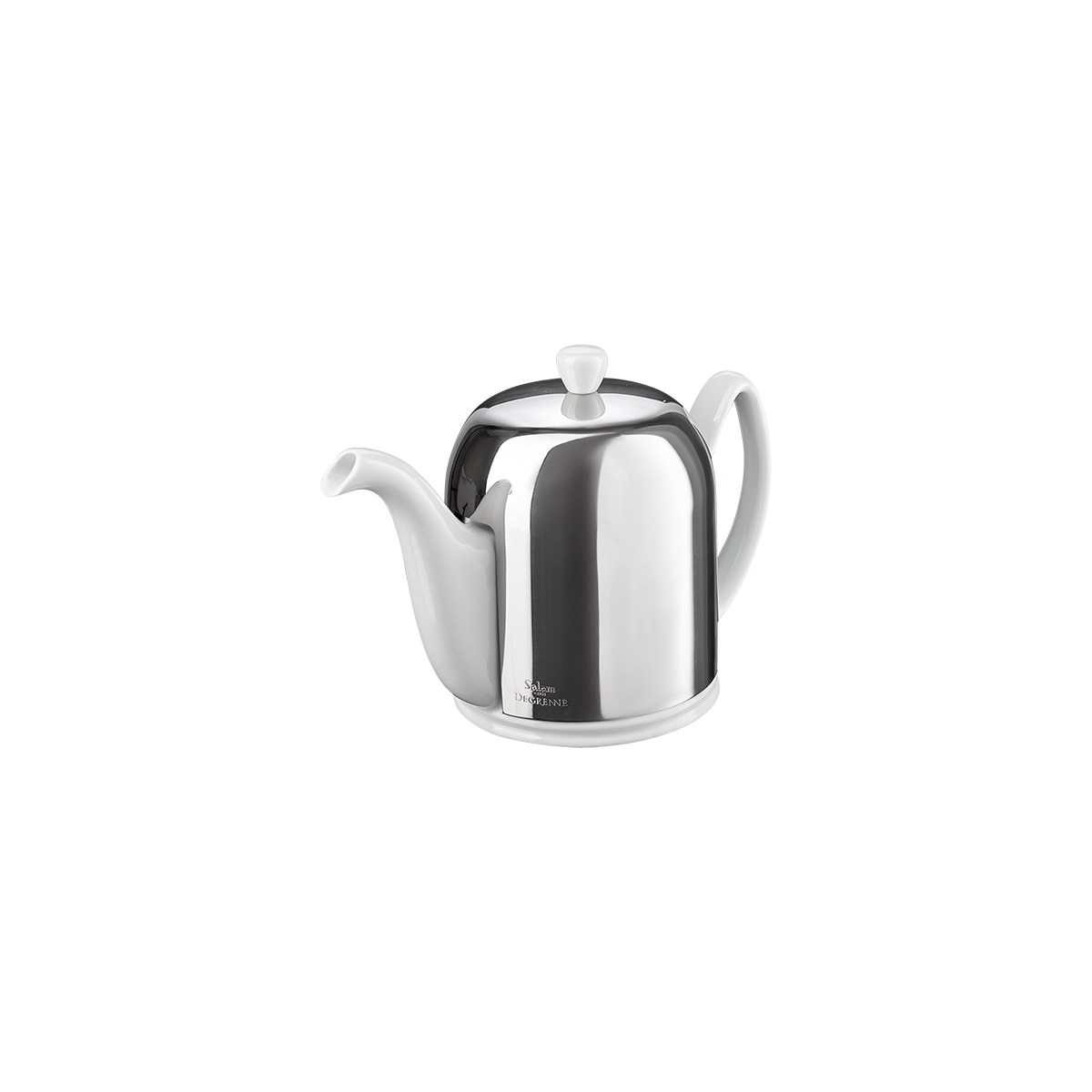 Théière 6 tasses cloche miroir