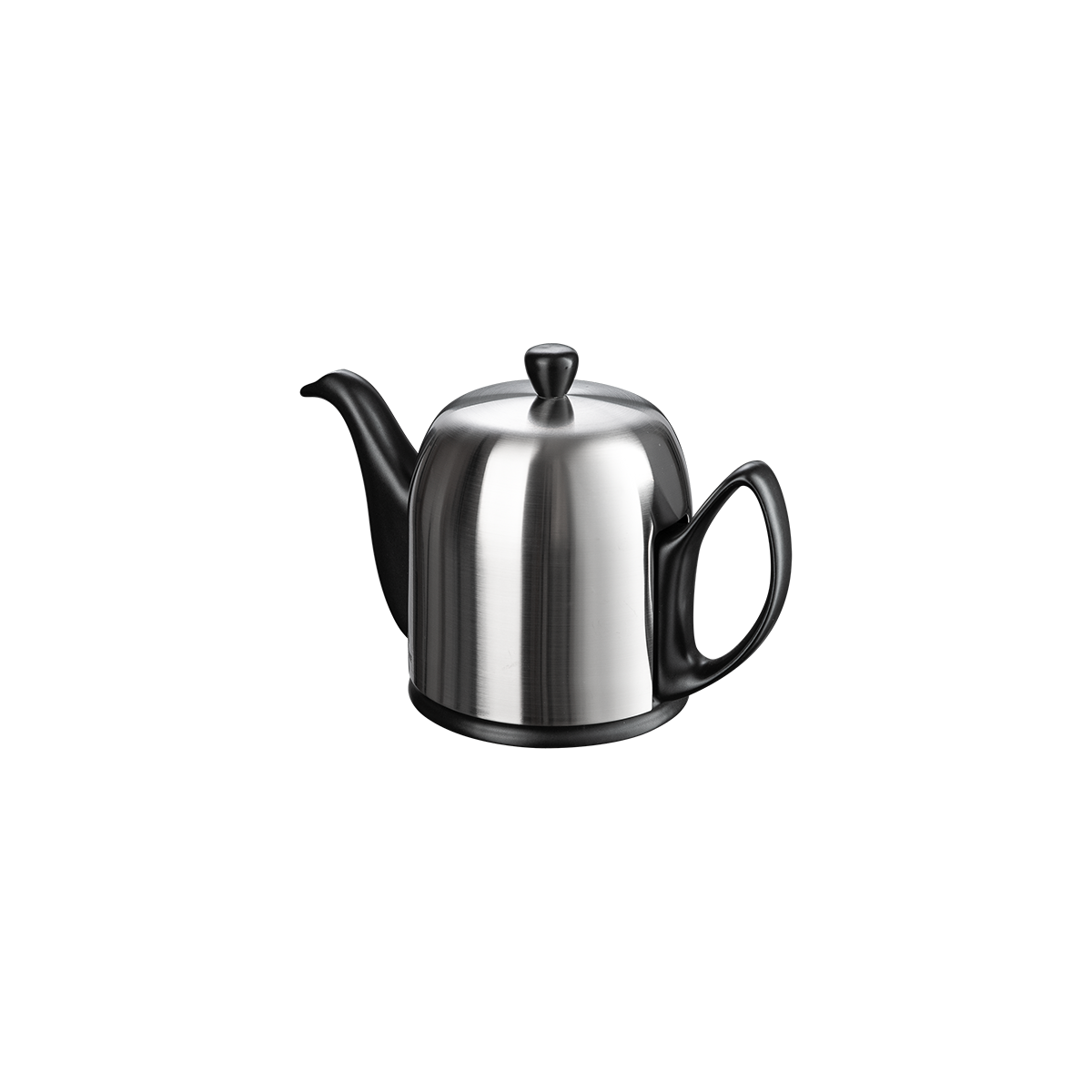 Théière 6 tasses cloche brossée