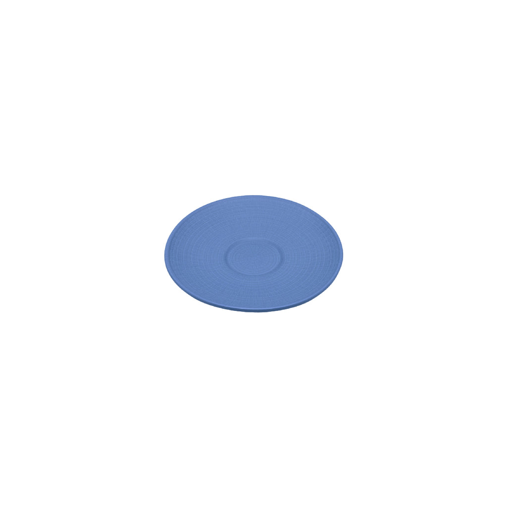 MODULO NATURE BLEU GALET soucoupe à café ronde 12.5 cm