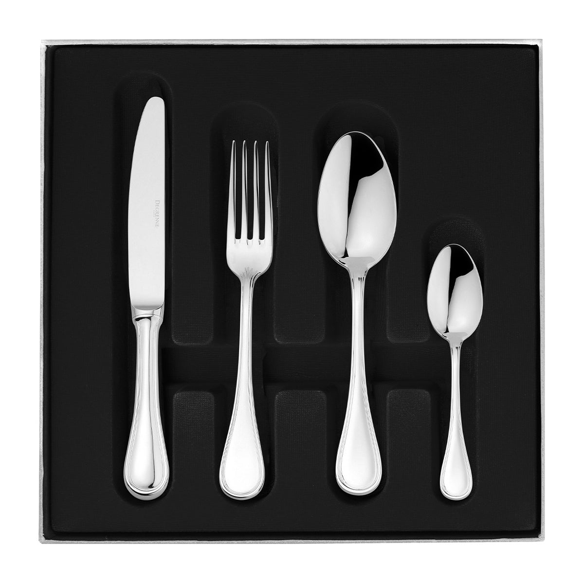 Image du produit: VERLAINE MIROIR Coffret 24 pièces manche orfèvre lame unie