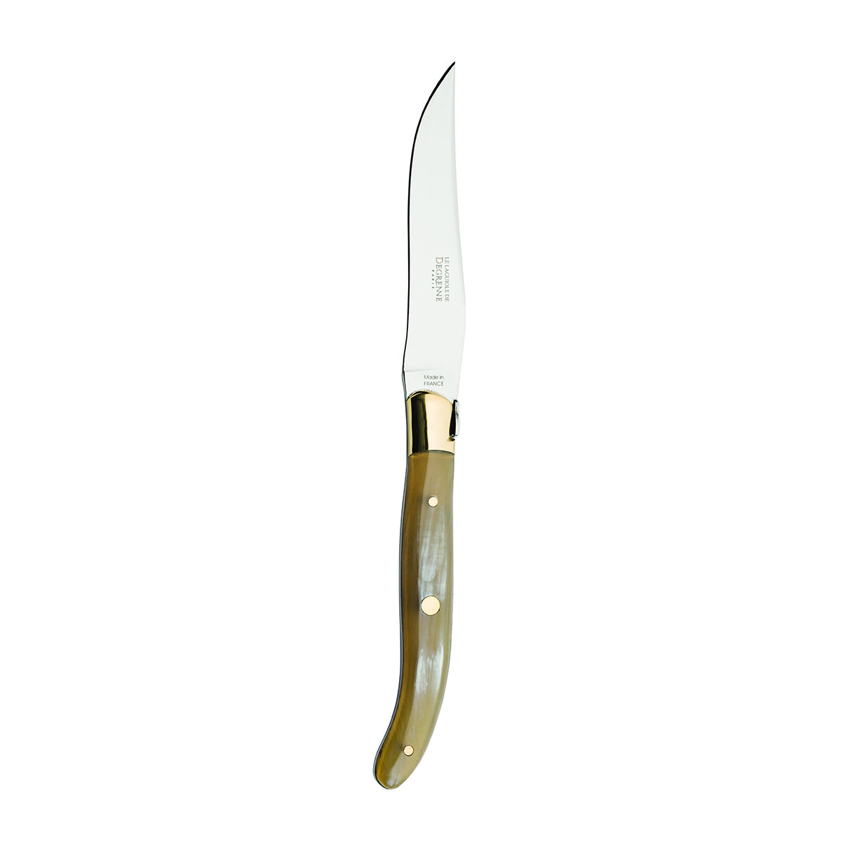 LAGUIOLE TABLE Couteau à steak corne claire