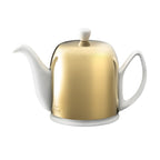 SALAM DOREE Théière cloche dorée - corps blanc