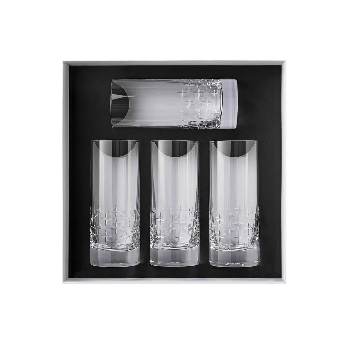 degrenne paris NEWPORT TWIST Coffret 4 gobelets hauts 37 cl