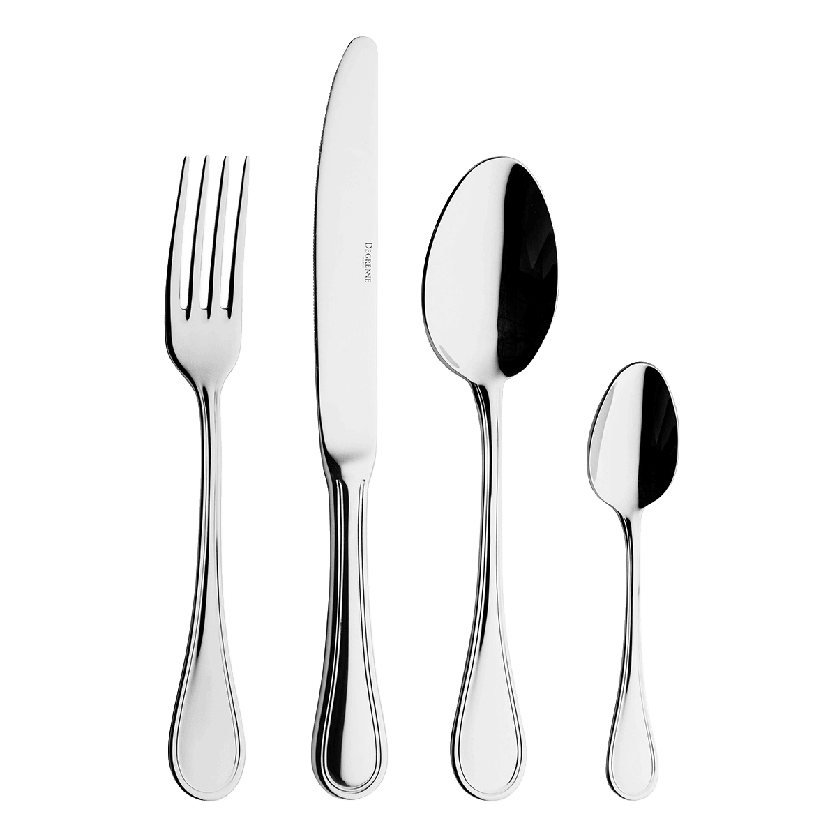 Image du produit: VERLAINE MIRROR FINISH Cutlery set for 24 place settings solid handle serrated