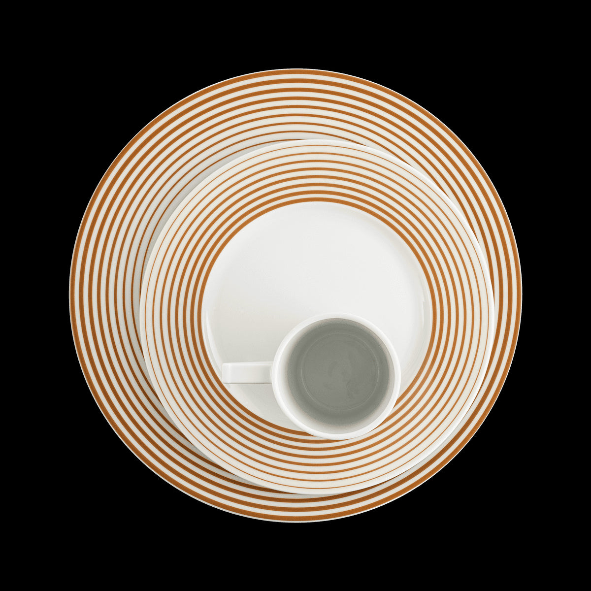 HYPNOSE BRUN Assiette plate