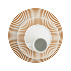 HYPNOSE BRUN Assiette plate