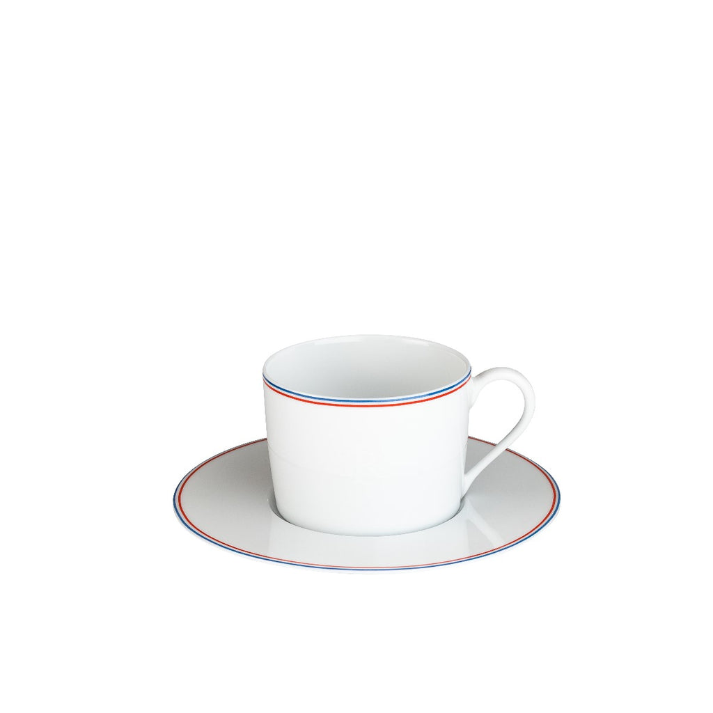 Coffret tasse et soucoupe à thé République Française