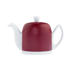 Théière 4 tasses cloche bordeaux