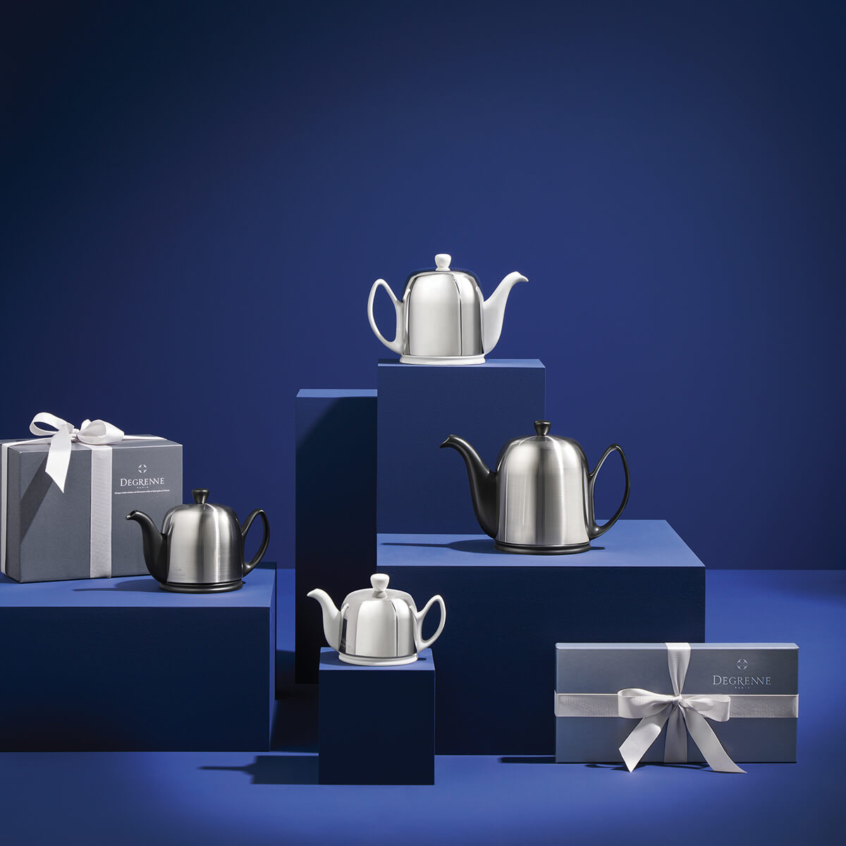 SALAM CLASSIQUE Théière 2 tasses cloche miroir