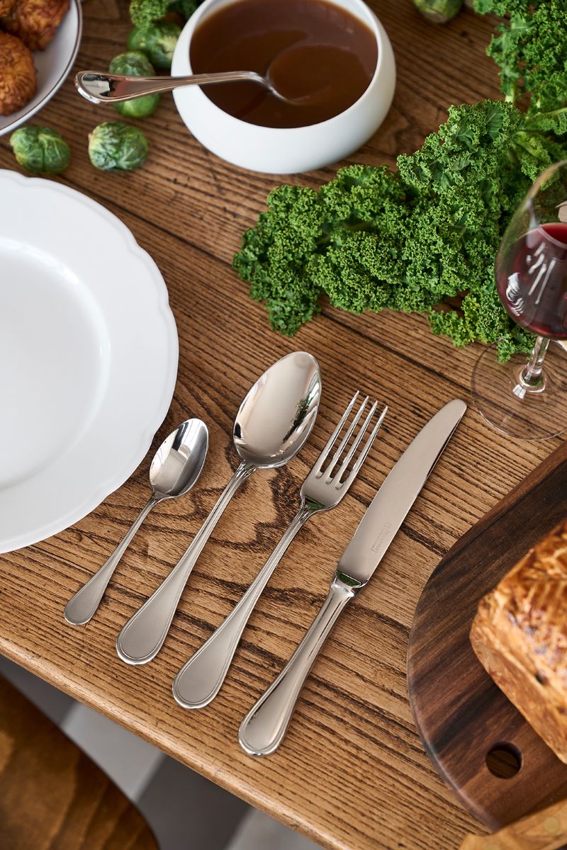 VERLAINE MIROIR Coffret 24 couverts monobloc lame scie