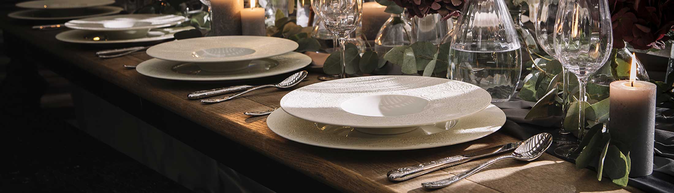 COLLECTION L COUTURE IVOIRE Assiette à dessert 24 cm