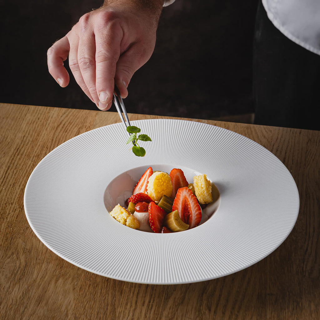 COLLECTION L RAYON ROUND SHALLOW BOWL 30 CM