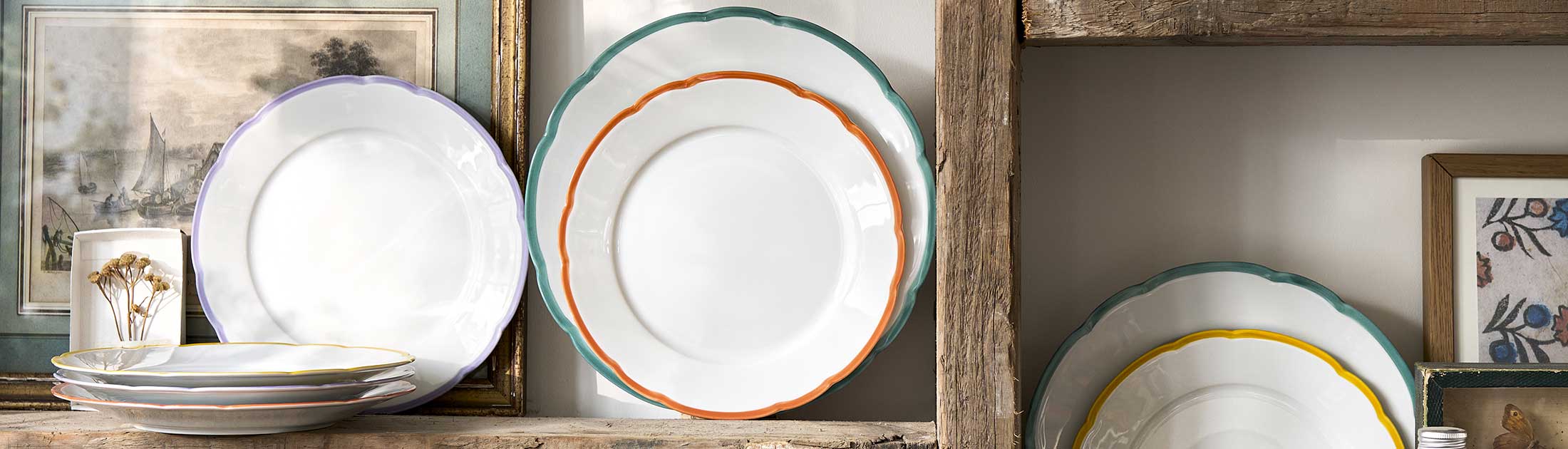 REMINISCENCE BLANC Assiette 26 cm