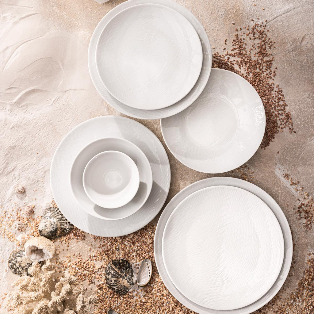 RIVAGE BLANC Assiette coupe ronde 24cm