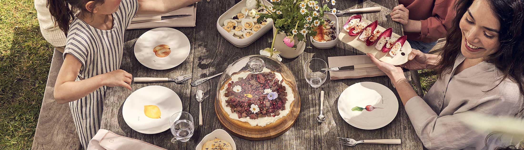 SAISONS Coffret 4 assiettes 19 cm fruits