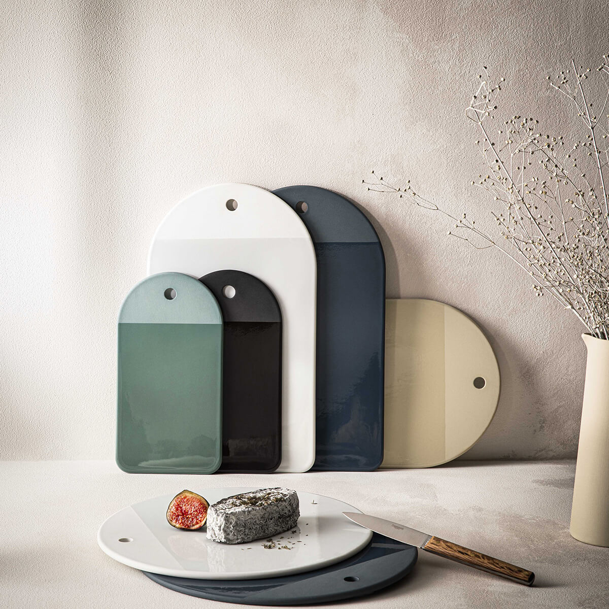 Image du produit: BAHIA PIERRE DE LUNE Planche en porcelaine 29 cm