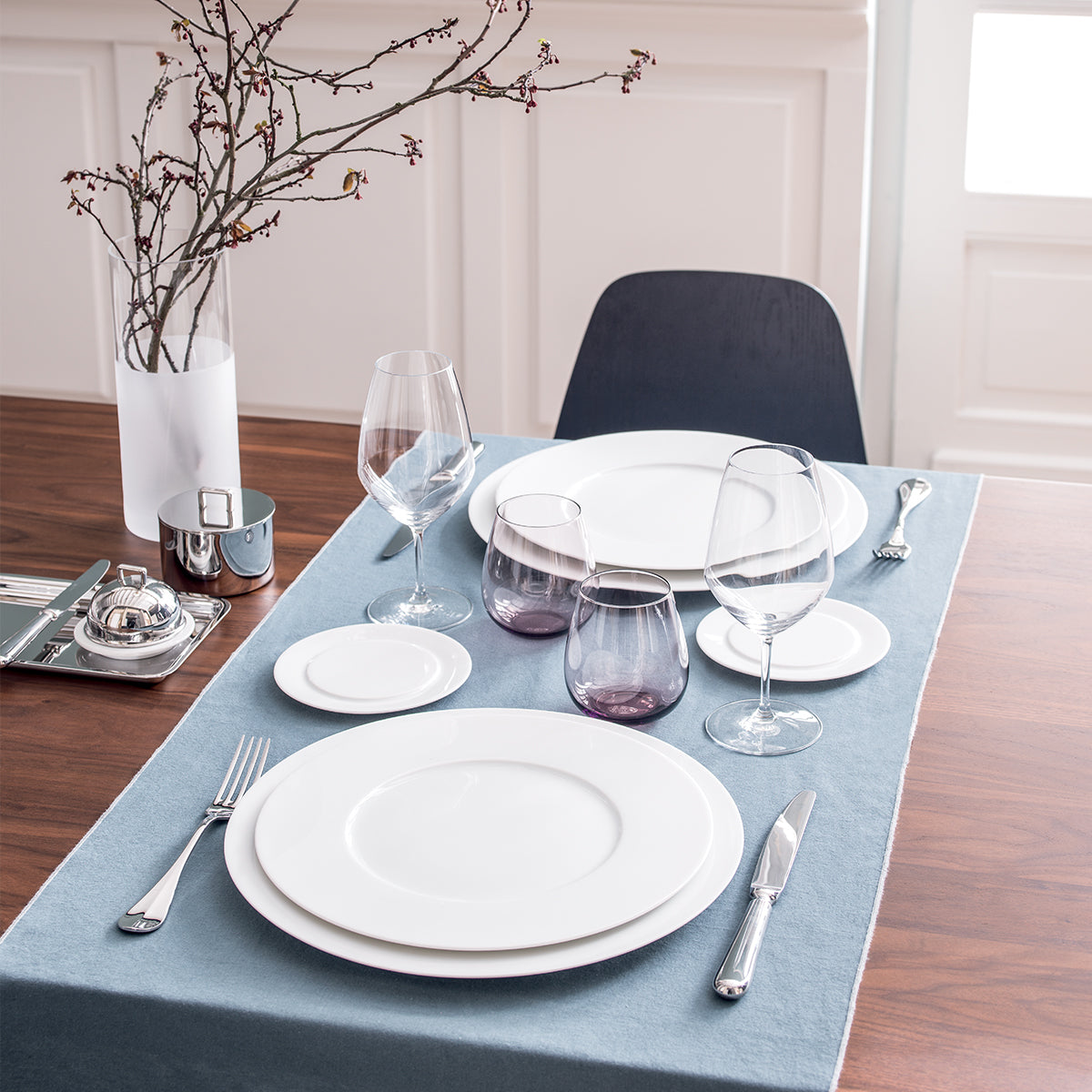 COLLECTION L WHITE Presentation plate 32 cm