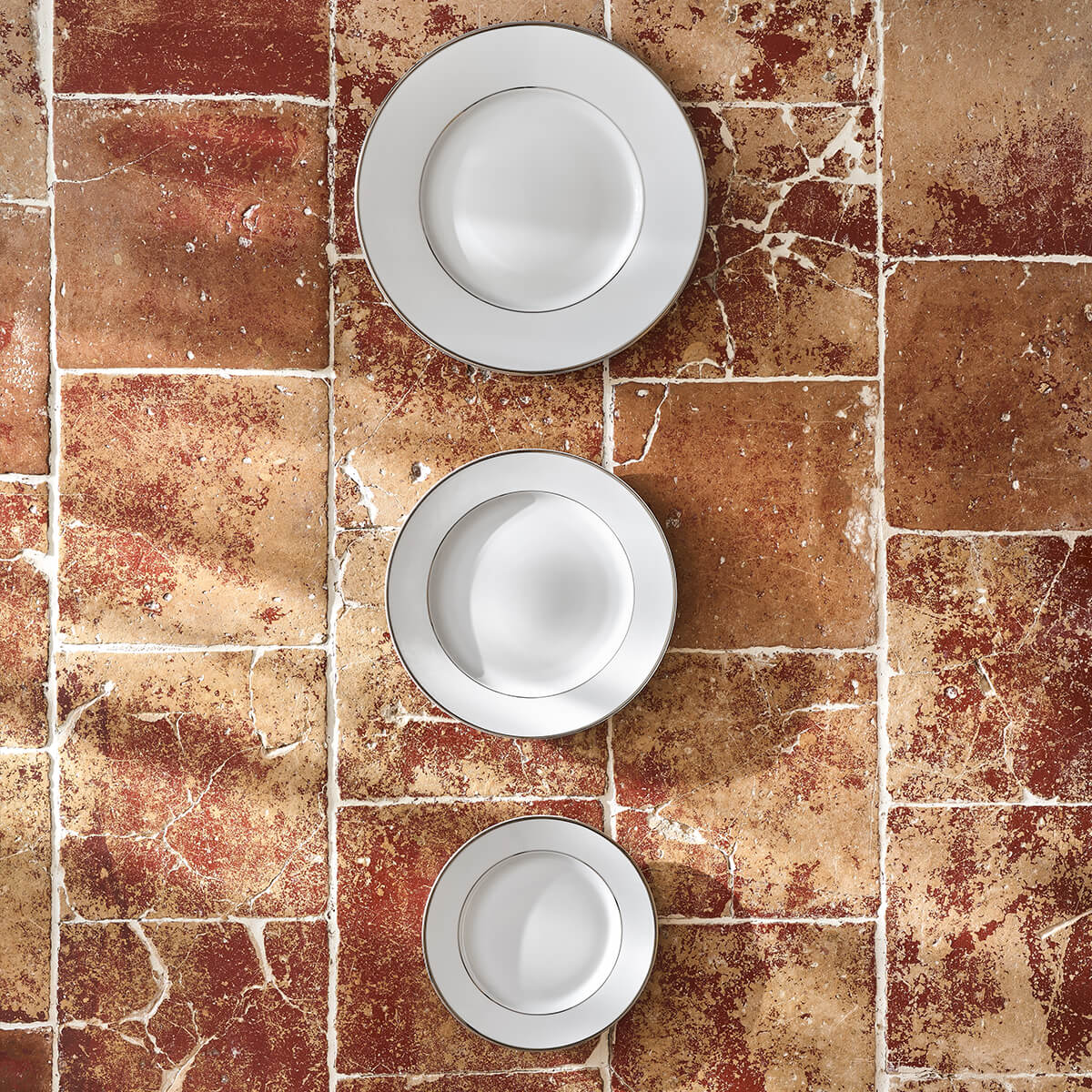 GALON PLATINE Assiette 26,5 cm