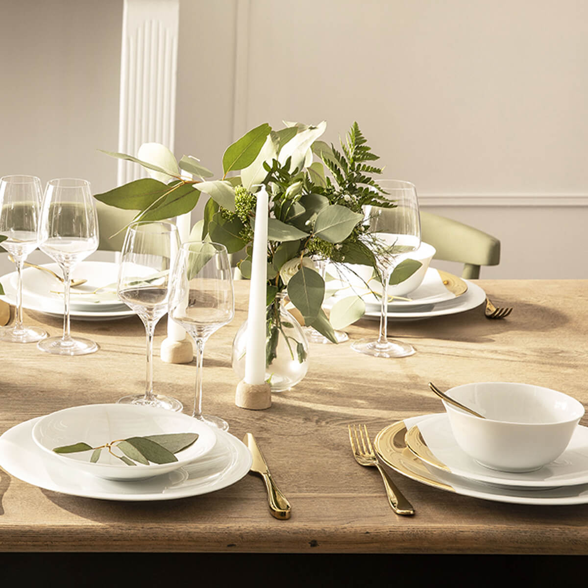 SD ONE BLANC Assiette de présentation 32 cm