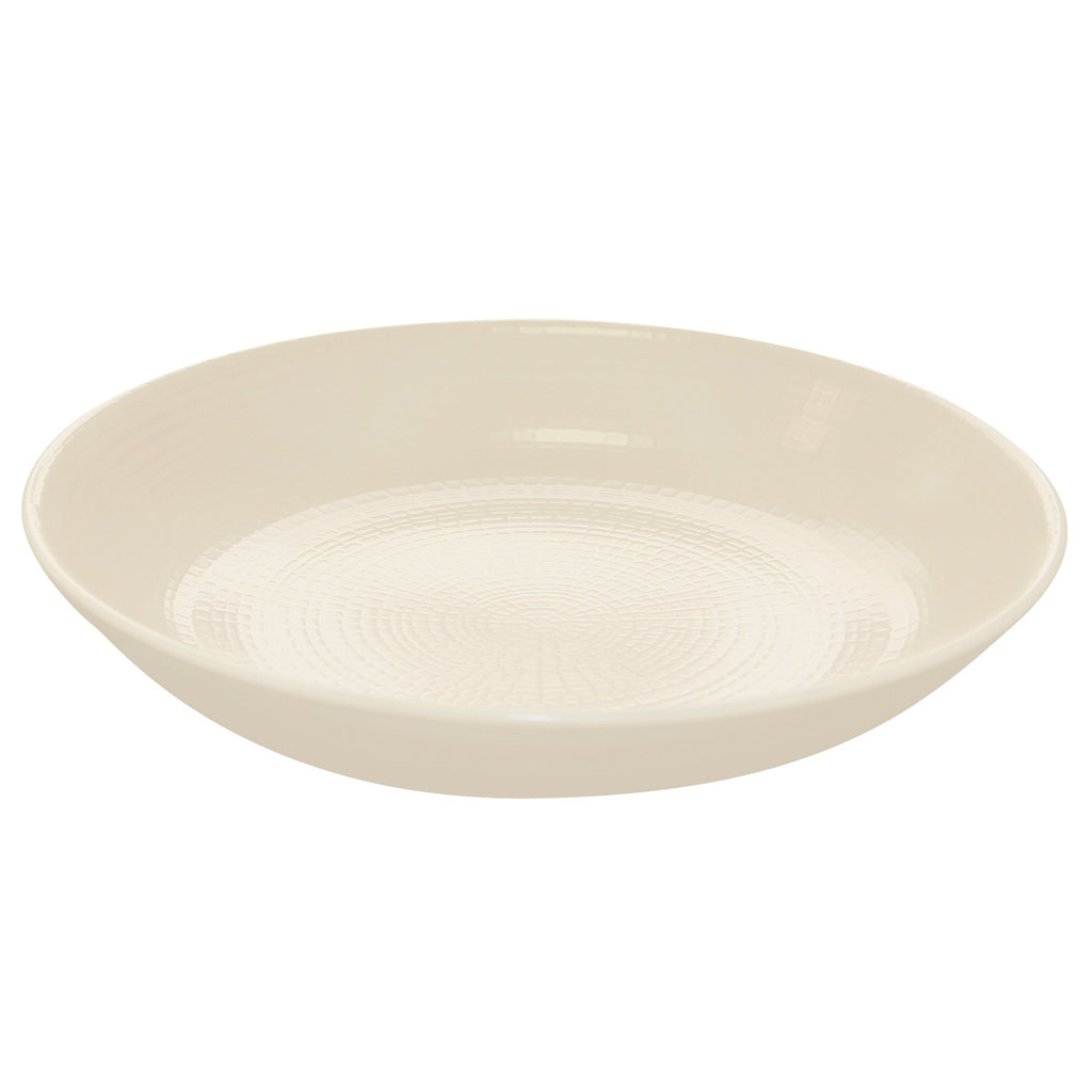 MODULO NATURE KAOLIN Grande assiette creuse 21 cm