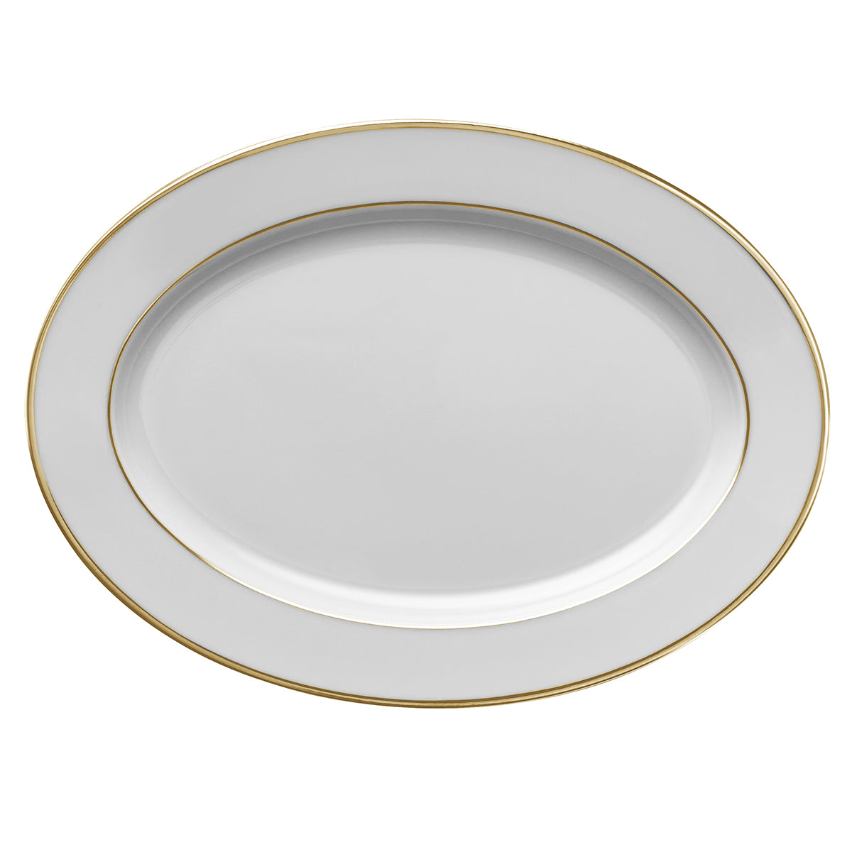 degrenne paris ECLIPSE GALON OR Plat ovale 36 5 x 26 5 cm