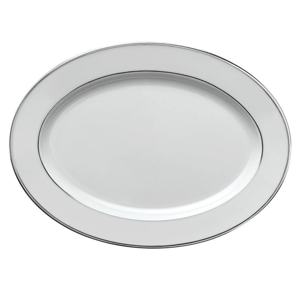 GALON PLATINE Plat ovale 36,5 x 26,5 cm