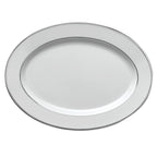 GALON PLATINE Plat ovale 36,5 x 26,5 cm