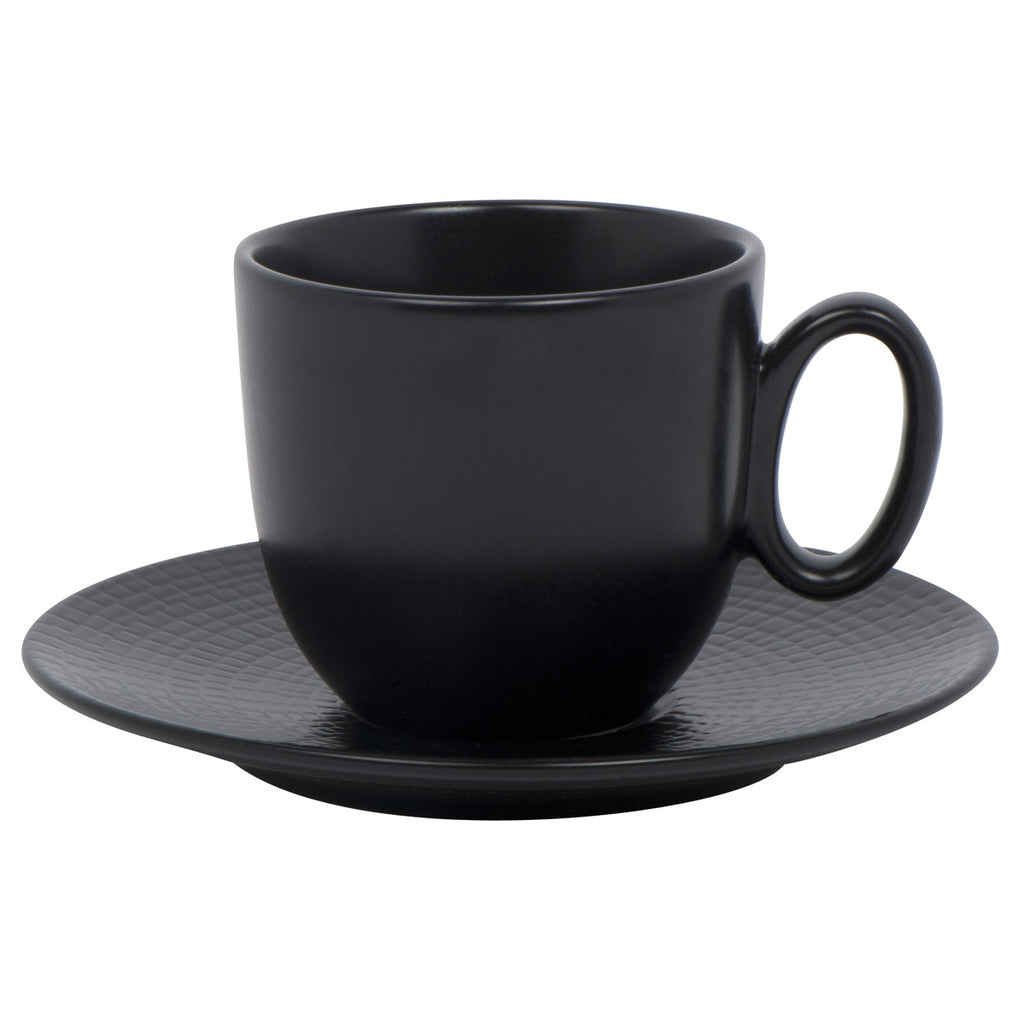 MODULO NATURE PIERRE DE LAVE Soucoupe à café/expresso 12,5 cm