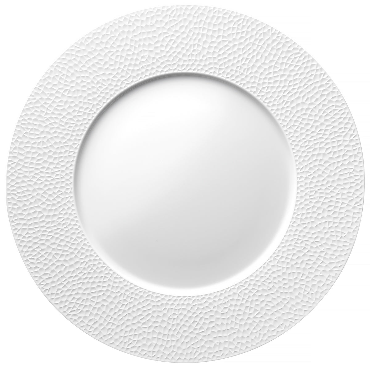 guy degrenne COLLECTION L FRAGMENTS BLANC Assiette de présentation 32 cm