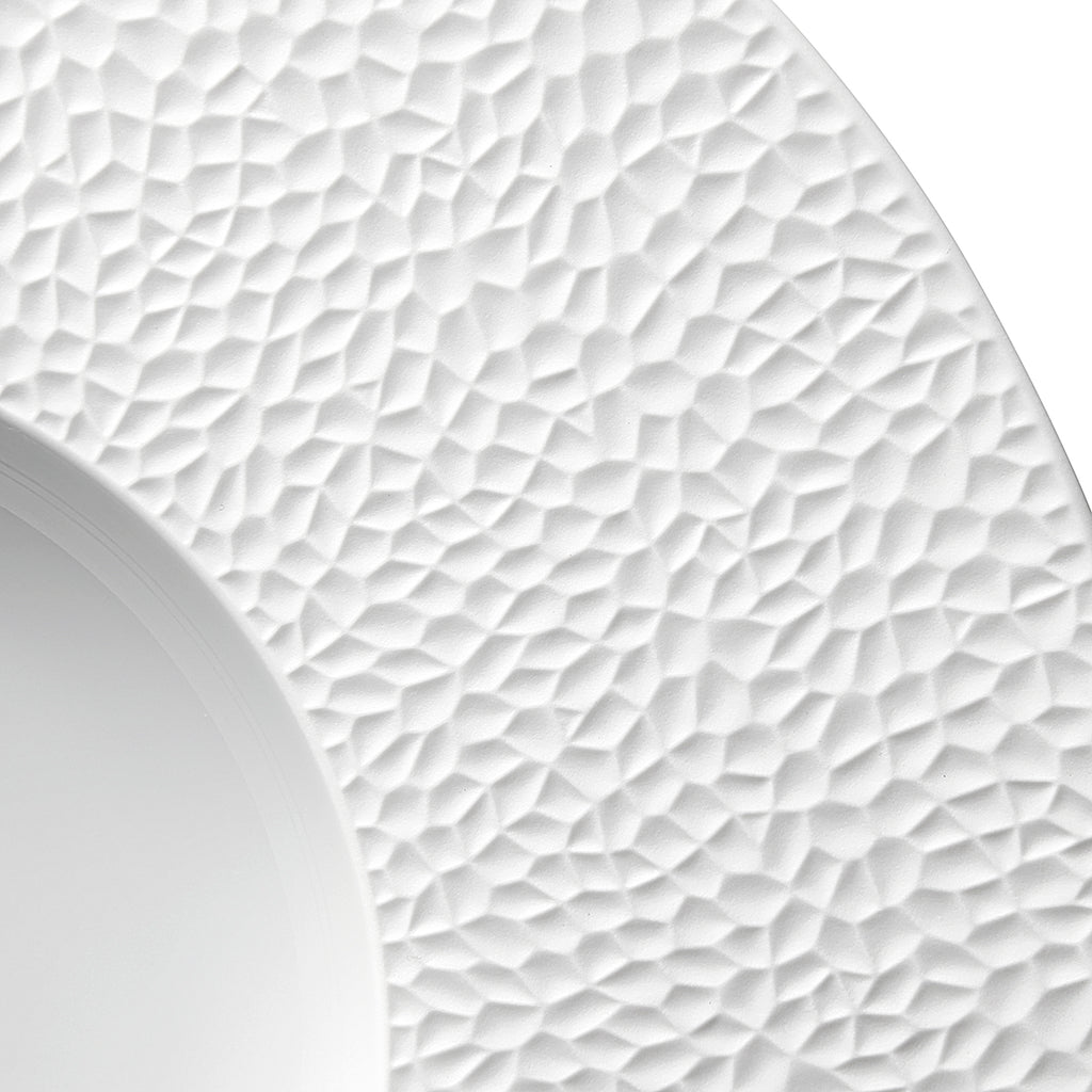 COLLECTION L FRAGMENT WHITE Large bowl gourmet plate 30 cm