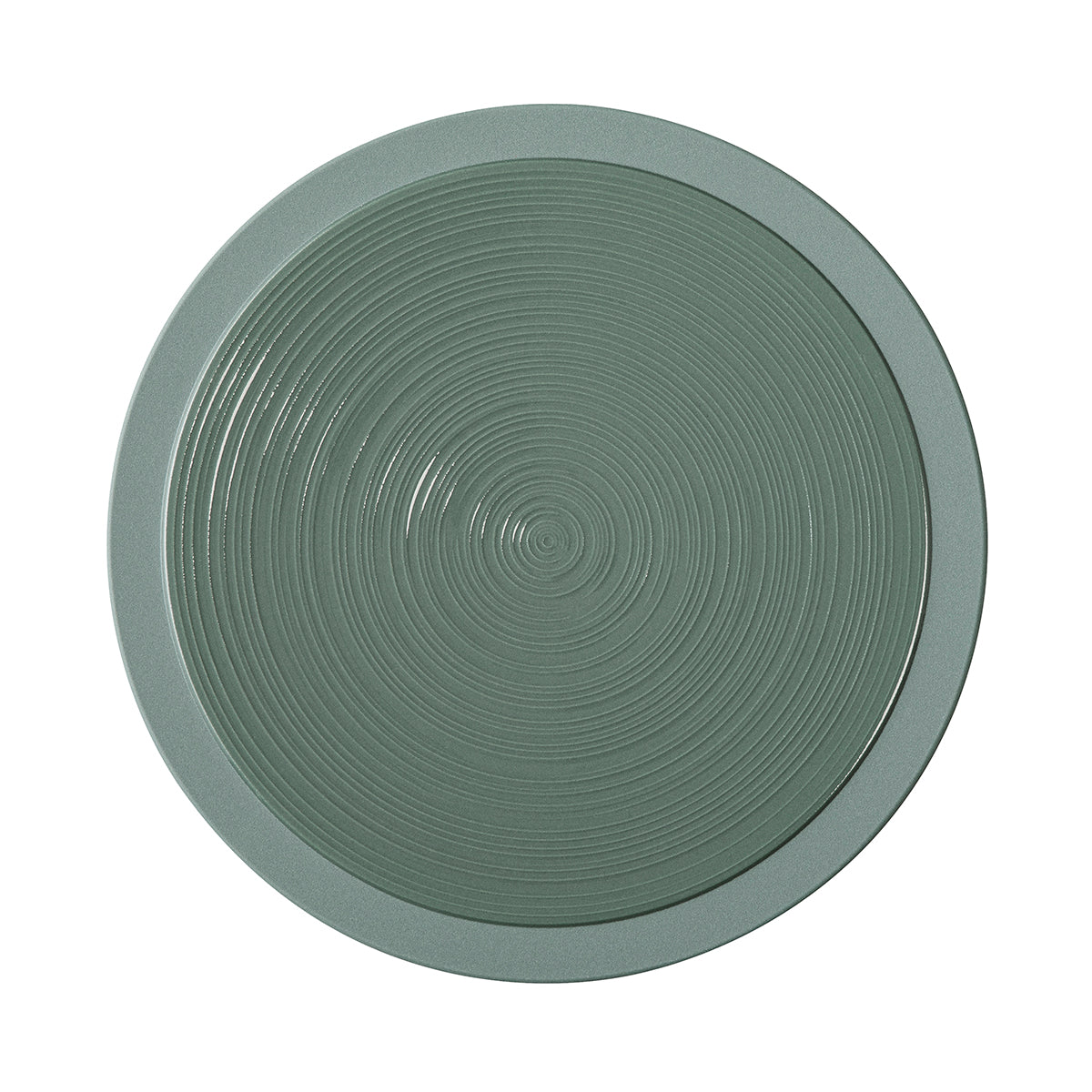 guy degrenne BAHIA ARGILE VERT Assiette de présentation 29 cm