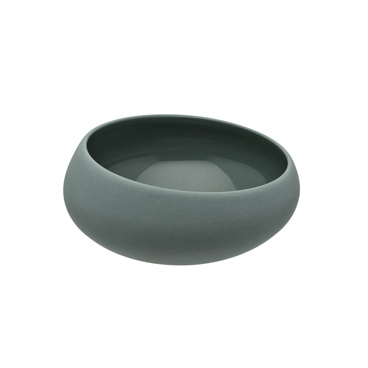 BAHIA GREEN CLAY Bevelled casserole 30 cl