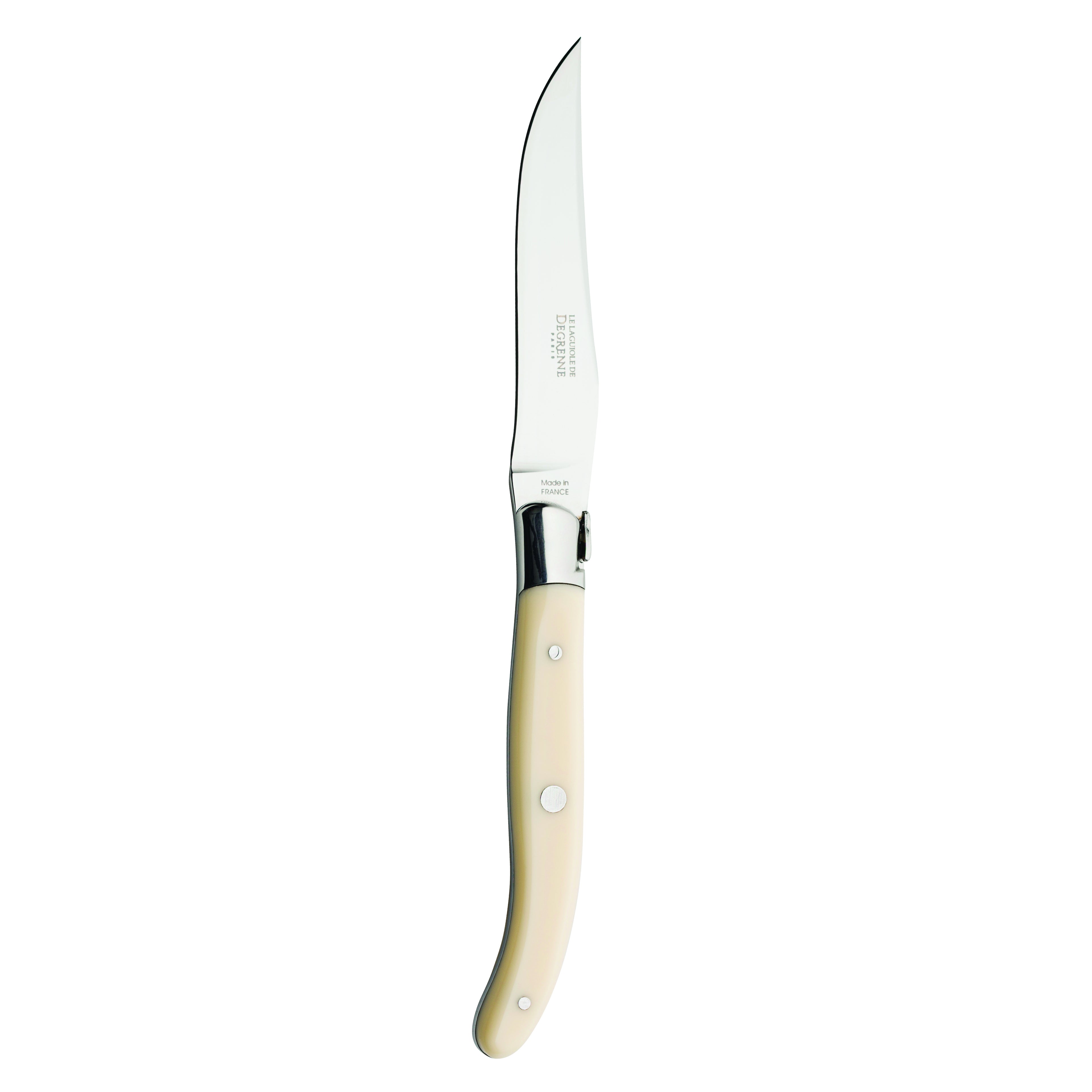 LAGUIOLE TABLE Couteau à steak corne ivoirine