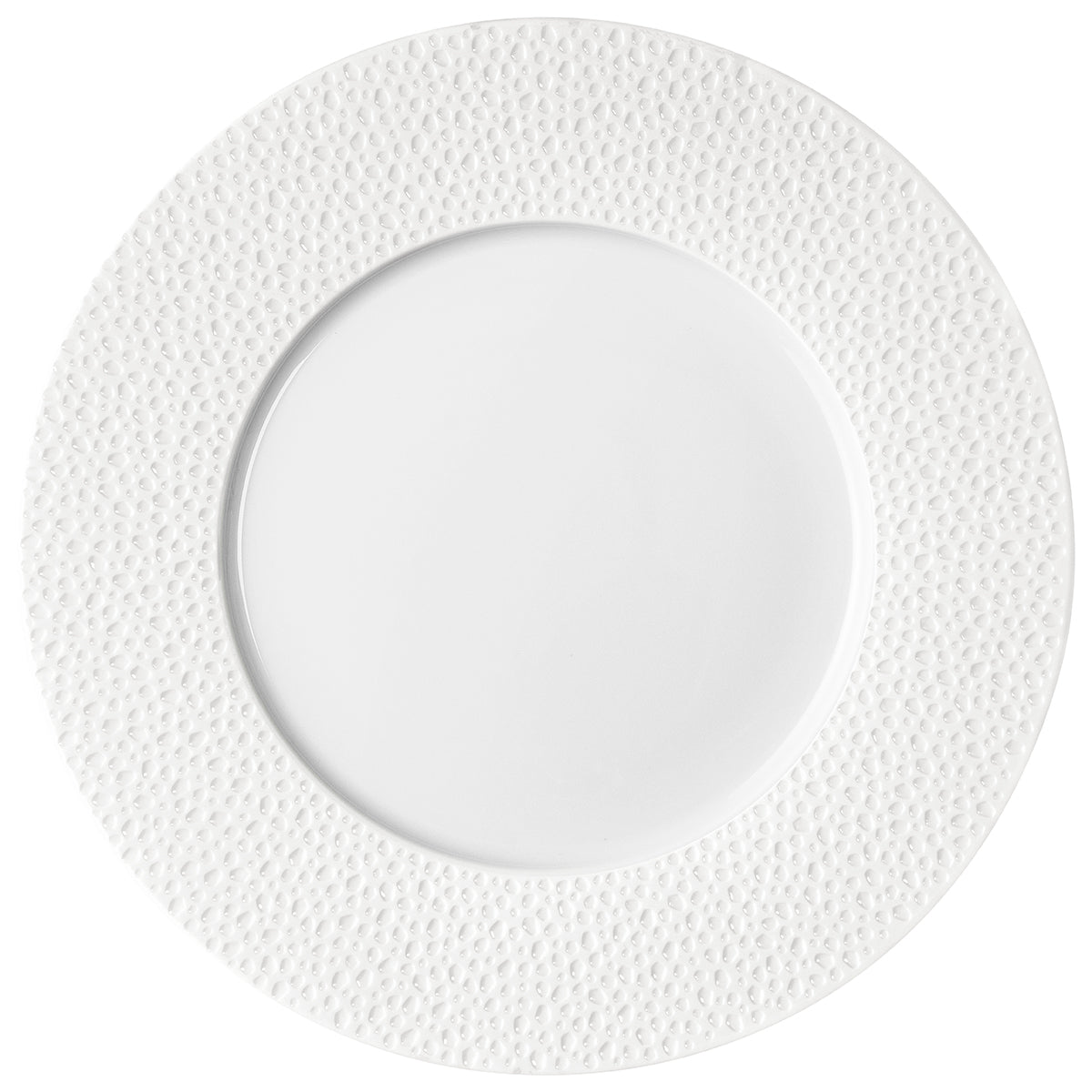Image du produit: PERLES DE ROSEE BLANCHES Assiette de présentation 32 cm