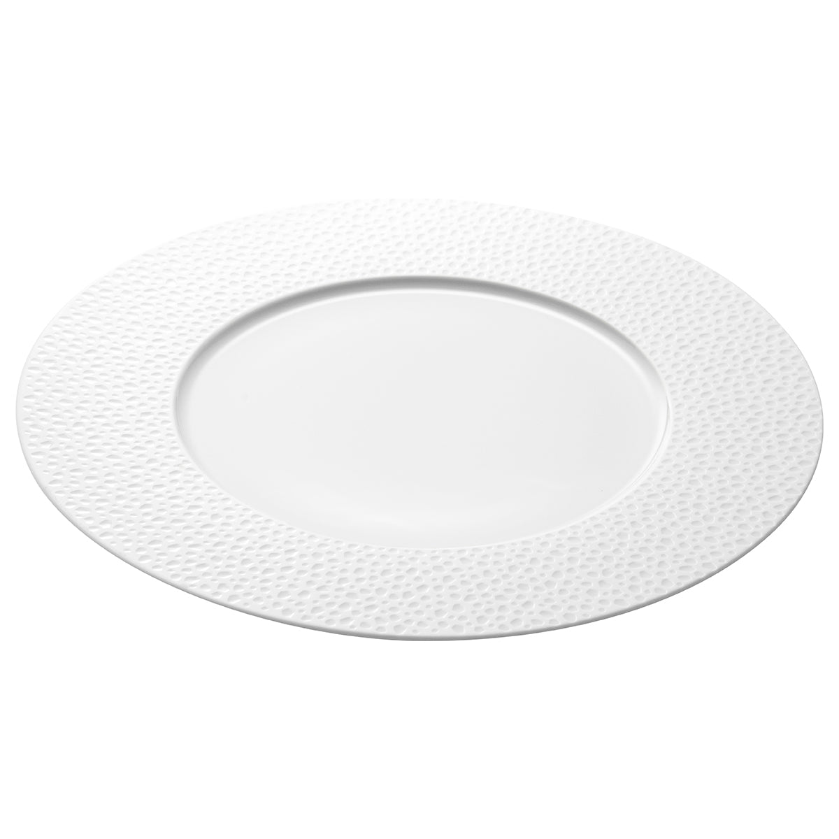 PERLES DE ROSEE BLANCHES Presentation plate 32 cm