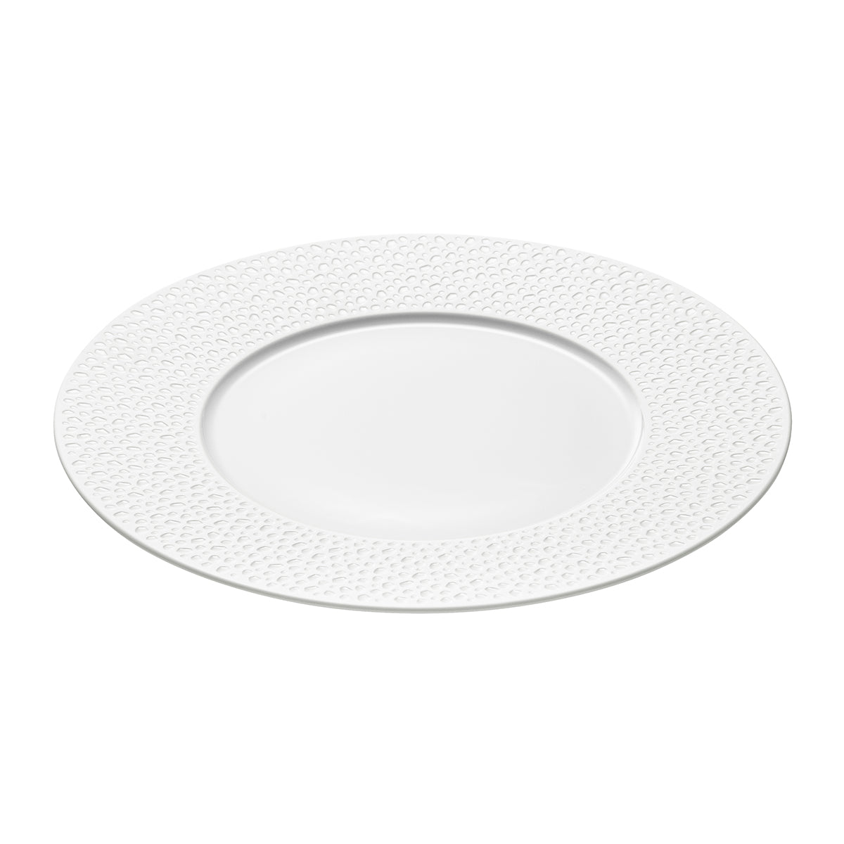 PERLES DE ROSEE BLANCHES Plate 27.9 cm