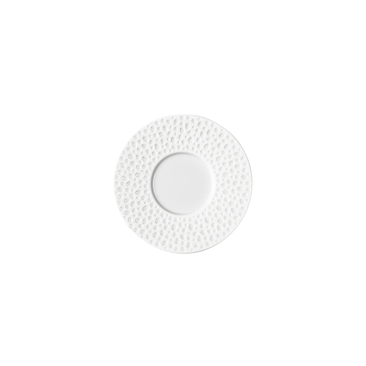 degrenne paris PERLES DE ROSEE BLANCHES Soucoupe à café/expresso 12 6 cm